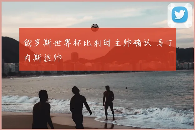 俄罗斯世界杯比利时主帅确认 马丁内斯挂帅